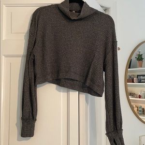 Free People cropped turtle neck